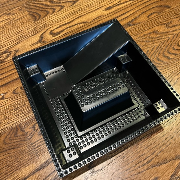 LEGO Blacktron Baseplate 32 x 32 W Ramp & Pit, Crater Pattern 6991, 6969, 6988, - Picture 5 of 5